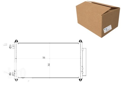 CONDENSADOR DE ACONDICIONADOR HDA CR-V 01 07-01 10 ABAKUS  