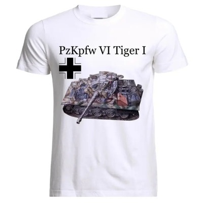 PzKpfw 6 Tiger 1 Panzer Armure WW2 Army War Men T-Shirt Koszulka