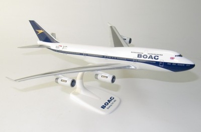 Model samolotu Boeing 747-400 British BOAC 1:250