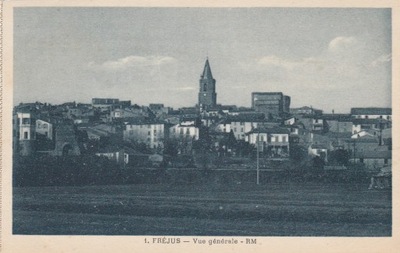 1229.Francja Frejus,Panorama,Przedwojenna Pocztówka