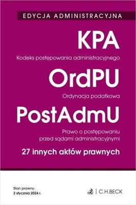 EDYCJA ADMINISTRACYJNA. Kodeks postępowania administracyjnego. Ordynacja