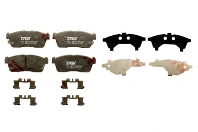 Trw тормозные колодки ham. subaru перед justy 1,0 07-/cuore/s фото №1