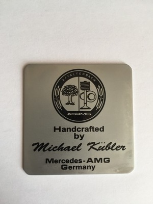 EMBLEMA DEL MOTOR MERCEDES STYL AMG W463  