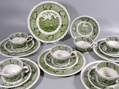 Serwis 6x filiżanka Adams Wedgwood English Scenic Anglia