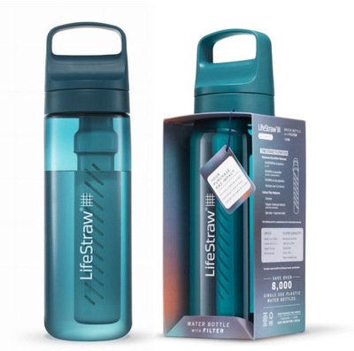 Butelka Filtrująca Bidon na Wodę LifeStraw Go 2.0 / 0.65L 650ml Turkusowy