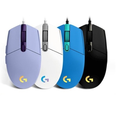 Mysz Logitech G102 LIGHTSYNC Gamingowa Liliowa