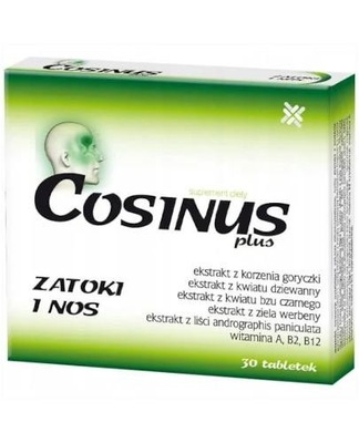 Cosinus Plus zatoki i nos 30 tabletek