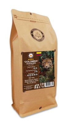 Kawa mielona Colombia Supremo Medellin 1000g Arabica 100%