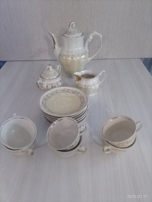 ZASTAWA SERWIS KAWOWY CHODZIEŻ 15 ELEMENTÓW