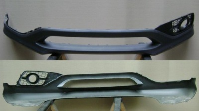 Бампер накладка перед honda crv 12- фото №1
