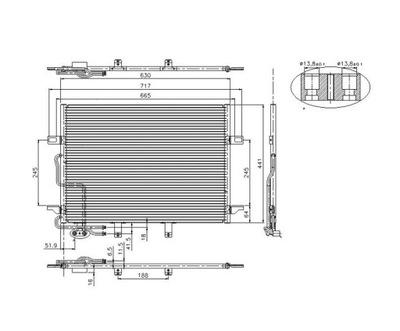Конденсатор кондиционера mercedes benz clk w209 фото №1