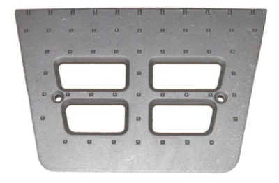 Накладка решітка поріг daf 85cf нижня l/p фото №1