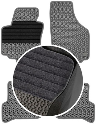 SEAT ALTEA XL 2006-2015 ALFOMBRILLAS GOMA PARA COCHE EVA ETERNITY  