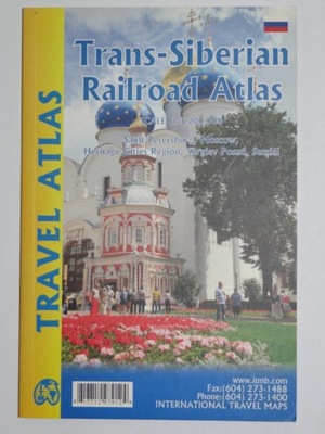 TRANS-SIBERIAN RAILROAD ATLAS TRAVEL KOLEJ TRANSSYBERYJSKA