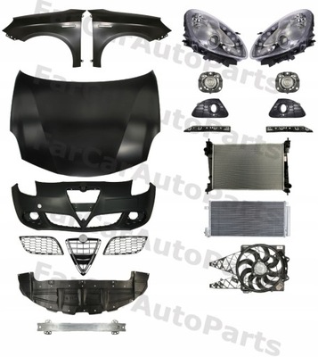 Alfa romeo giulietta 2010-2016 бампер капот лампы фото №1