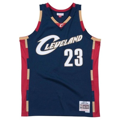 Koszulka Mitchell & Ness CLEVELAND CAVALIERS - LEBRON JAMES NAVY - L