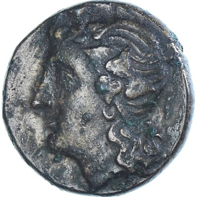 Moneta, Lucania, Æ, ca. 300-250 BC, Metapontion, A