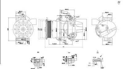 AC375681 MAXGEAR КОМПРЕССОР КОНДИЦИОНЕРА TOYOTA YARIS 01-/ AURIS 08-