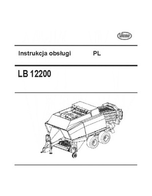 VICON LB 12200 - ИНСТРУКЦИЯ ОБСЛУЖИВАНИЯ PL (2005) фото