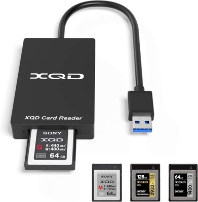 Czytnik kart pamięci Cateck USB 3.0 XQD, CR311-F