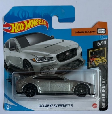 HOT WHEELS 1:64 Jaguar XE SV project 8 night burnerz