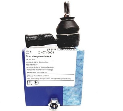 Swag наконечник тяга opel corsa b c combo tigra фото №1