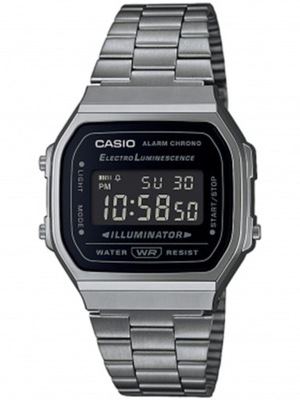 Klasyk Zegarek Casio Vintage A168WEGG Retro +GRAWER, gratis