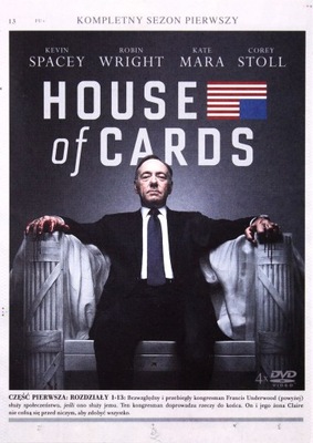 HOUSE OF CARDS SEZON 1 [4DVD]