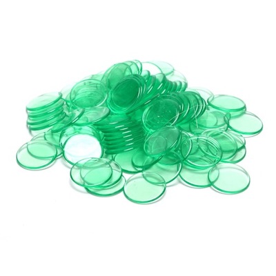 100 sztuk/partia plastikowe żetony do pokera Bing