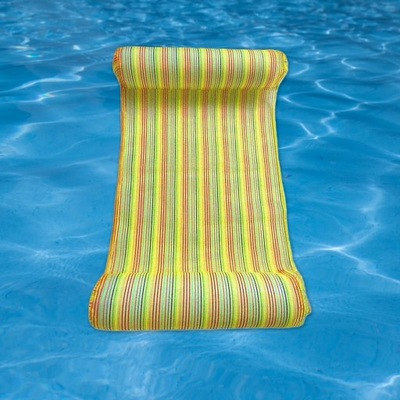 Nadmuchiwane pływające łóżko Nadmuchiwane pływające żółte
