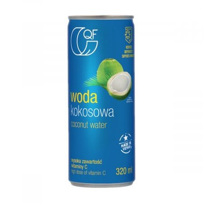 Quality Food Woda kokosowa z witaminą C 320 ml