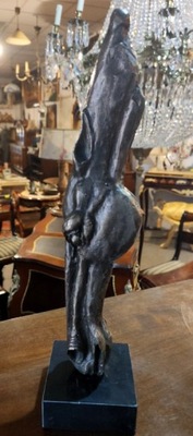 Głowa Konia Rzeźba Brąz Figura Modern ART DECO KL