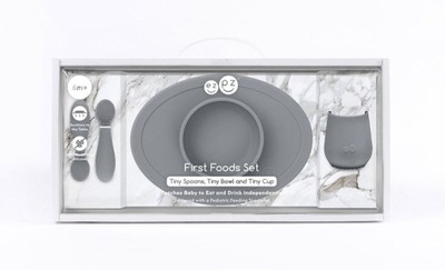 EZPZ First Foods Set Komplet naczyń silikonowych s