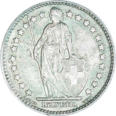 Moneta, Szwajcaria, Franc, 1961, Bern, EF(40-45),