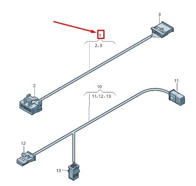 Audi a6 4a c8 roof проводка harness 4k0971100c фото №1