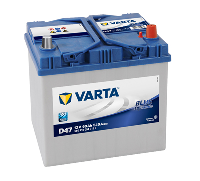 VARTA АККУМУЛЯТОР 12V 60AH/540A L- 232X173X225 BLUE DYNAMIC (СТОЕК НАД OBU