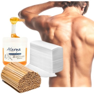 Depilacja pleców u mężczyzn - ZESTAW DUŻY