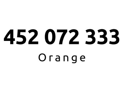 452-072-333 | Starter Orange (07 23 33) #E