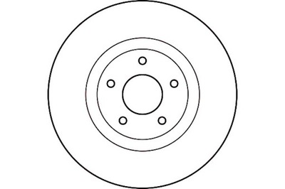 Trw гальмівні диски гальмівні 2szt nissan перед qashqai 07- фото №1