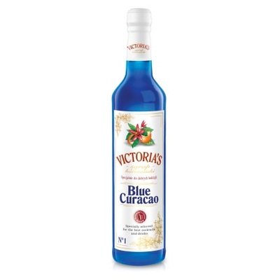 (DS) Syrop Victoria's 490ml BLUE CURACAO