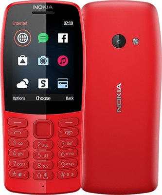 Nokia | 210 | Red | 2.4 "" | TFT | 240 x 320 pixels | 16 MB | N/