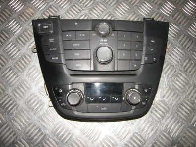 Панель радіо кондиціонера opel insignia a 13321292 фото №1