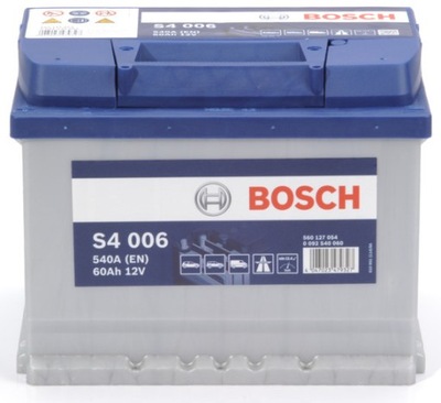 АККУМУЛЯТОР BOSCH S4 12V 60AH 540A