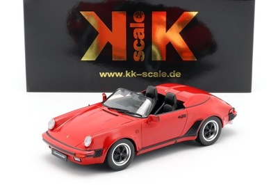 KK SCALE PORSCHE 911 Speedster (964) 1989 Red 1:18