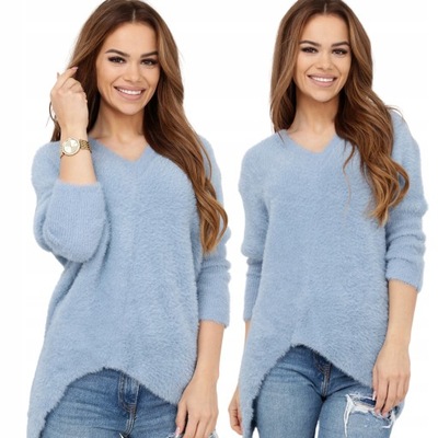 SWETER SWETEREK ALPAKA SEREK BABY BLUE 2191