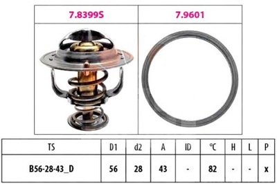 FACET TERMOSTATO 1305A190 MD337408 MD158570 MD1757  