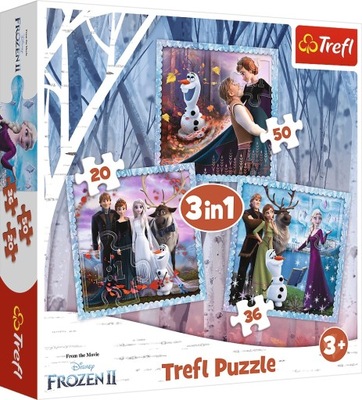 Trefl puzzle Kraina Lodu 2 Magiczna opowieść 3w1