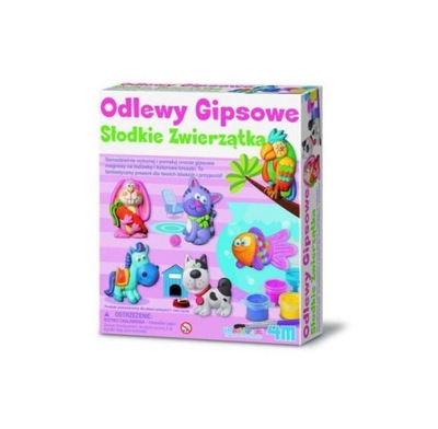 Odlewy gipsowe - Słodkie zwierzątka 4M