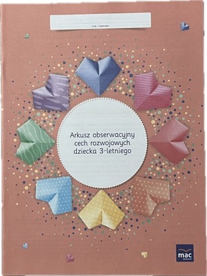 DIAGNOZA arkusz obserwacji 3-latka dziecka trzyletniego karty pracy MAC