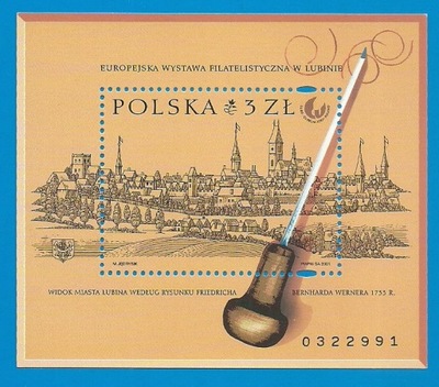 Fi. Bl.175B** Europejska Wystawa Lubinie - 2001r - czysty